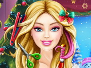 Barbie Christmas Real Haircuts- Hajvarázs