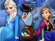 Elsa Anna na meg Olaf